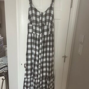 Black and White Checkered Dress